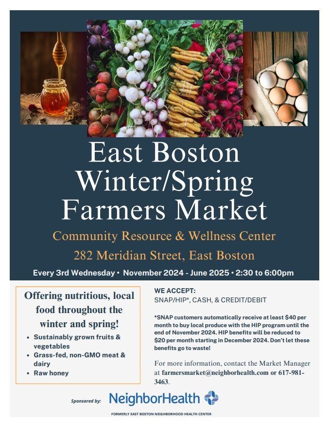 East Boston Winter\/Spring Farmers Market