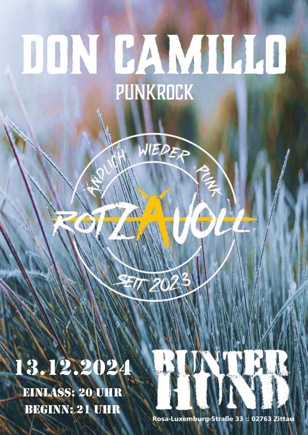 Rotz\u00c4voll + Don Camillo @ Bunter Hund Zittau