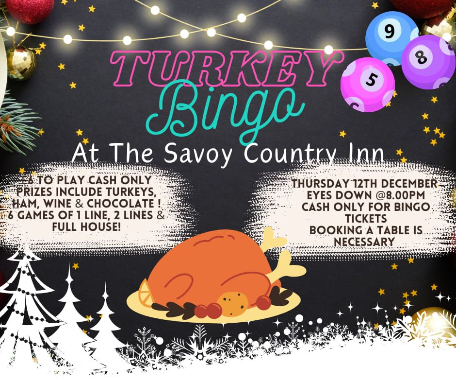 Turkey Bingo Night