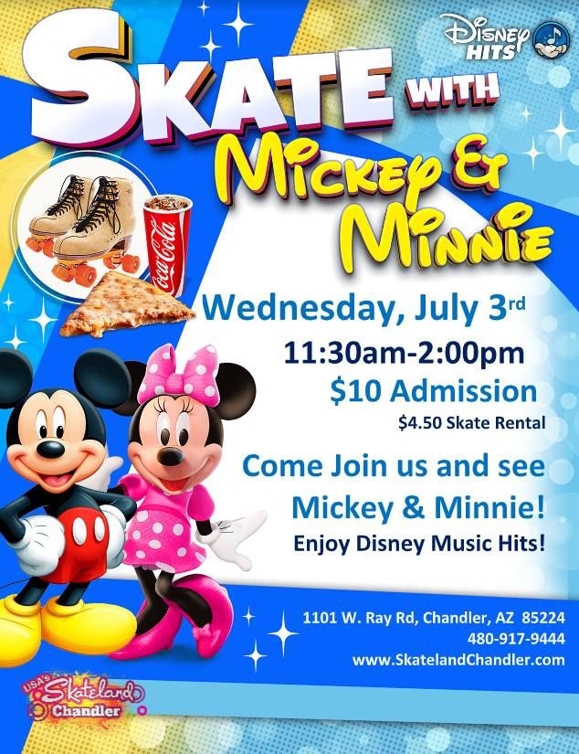 Mickey & Minnie Disney Hits Skate