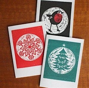 DIY Printmaking: Make Your Own Holiday Cards!
