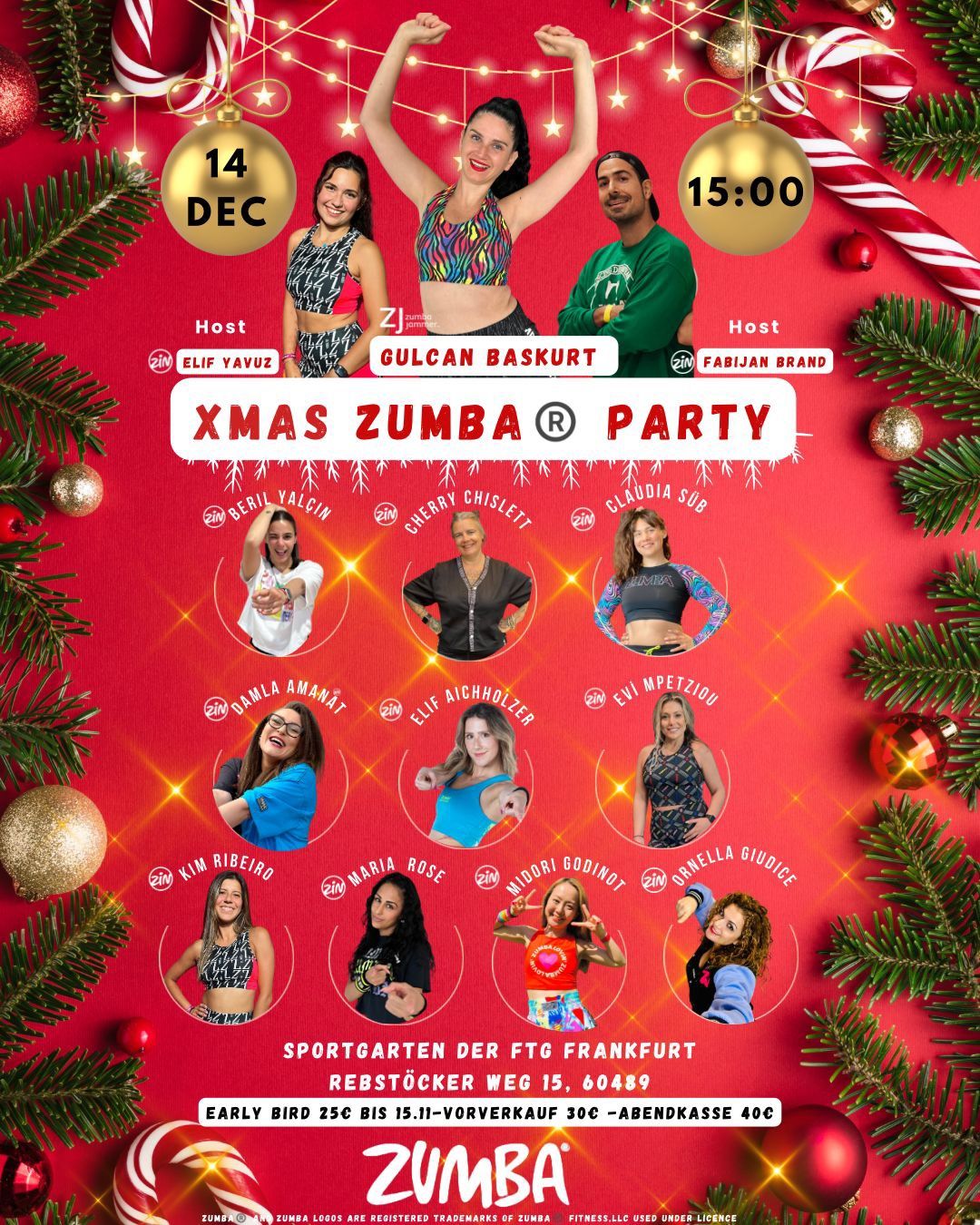 XMAS ZUMBA \u00ae Party mit ZJ G\u00fclcan & Friends