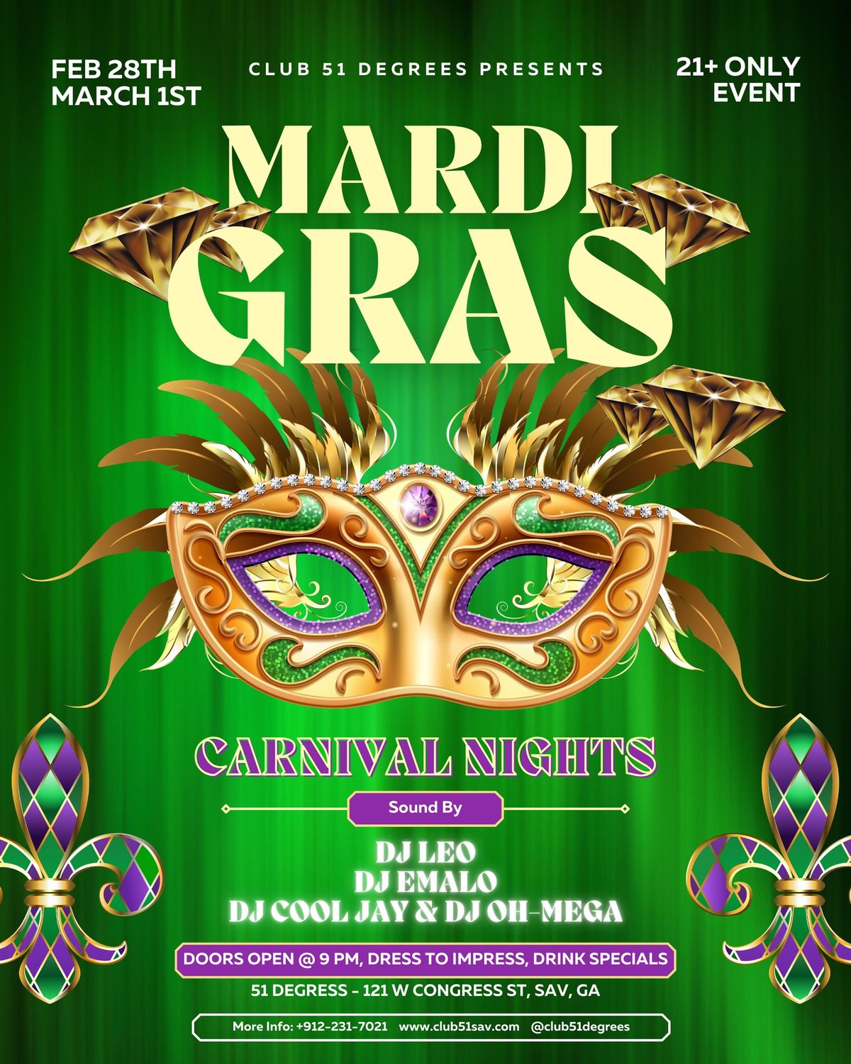 MARDI GRAS - Carnival Nights