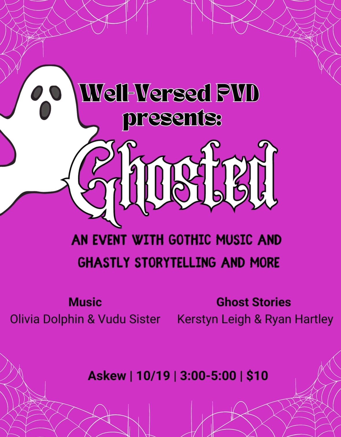 Well-Versed PVD Presents: Ghosted at Askew