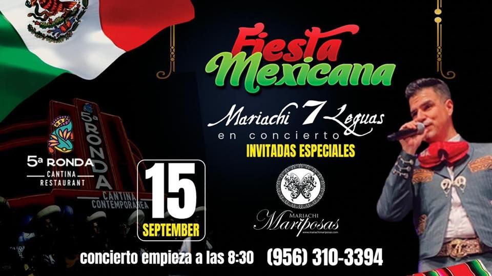 Fiesta Mexicana Con Mariachi 7 Leguas