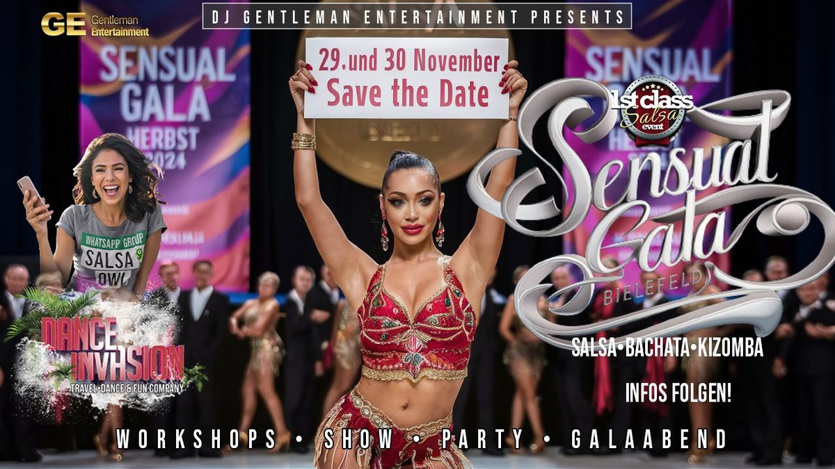 Sensual Gala Herbst 2024 Bielefeld \u2022 2 Tage Workshops, Party, Galaabend mit Shows