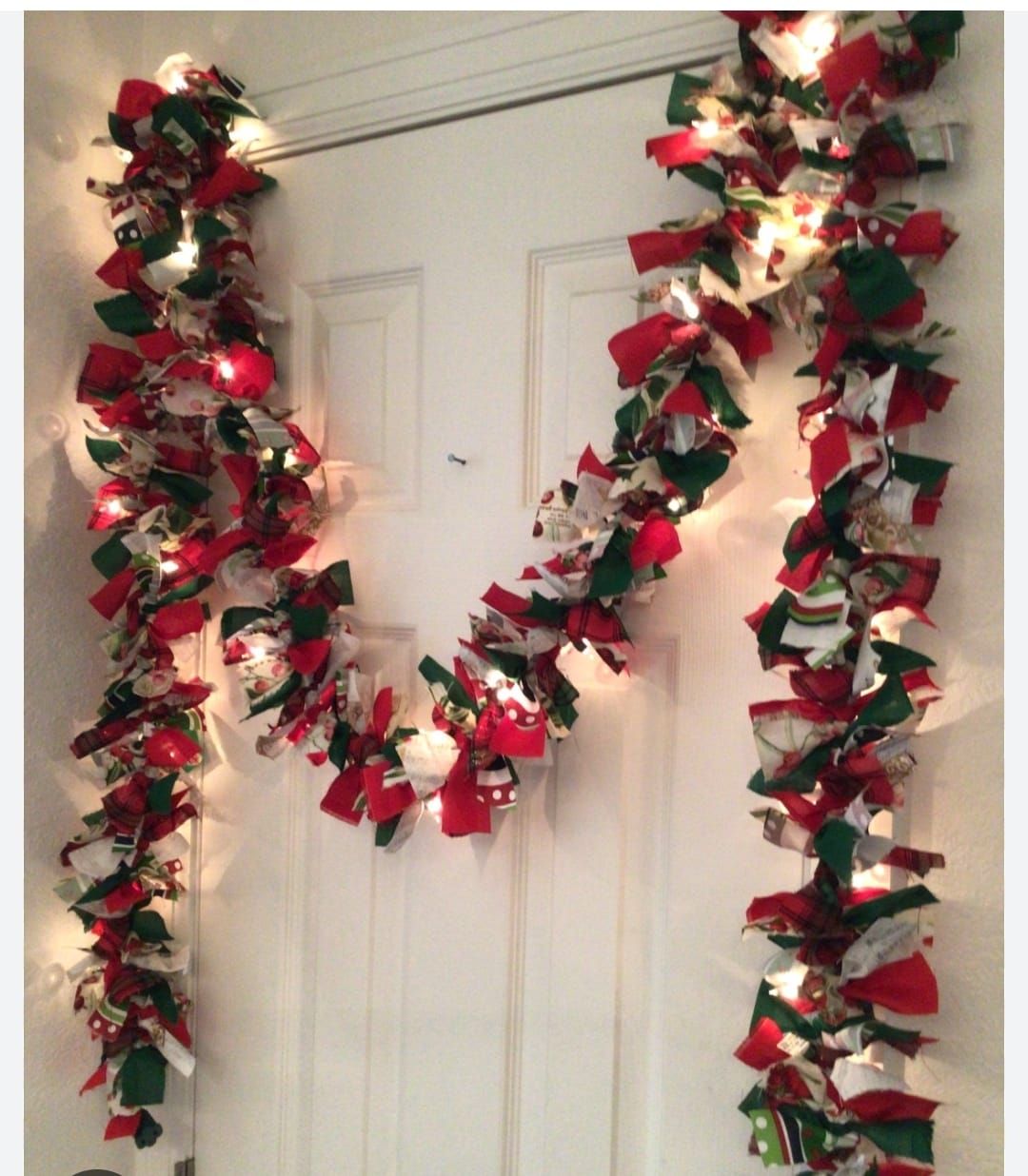 Boho decoration day;; Rag Wreath or Garland Workshop