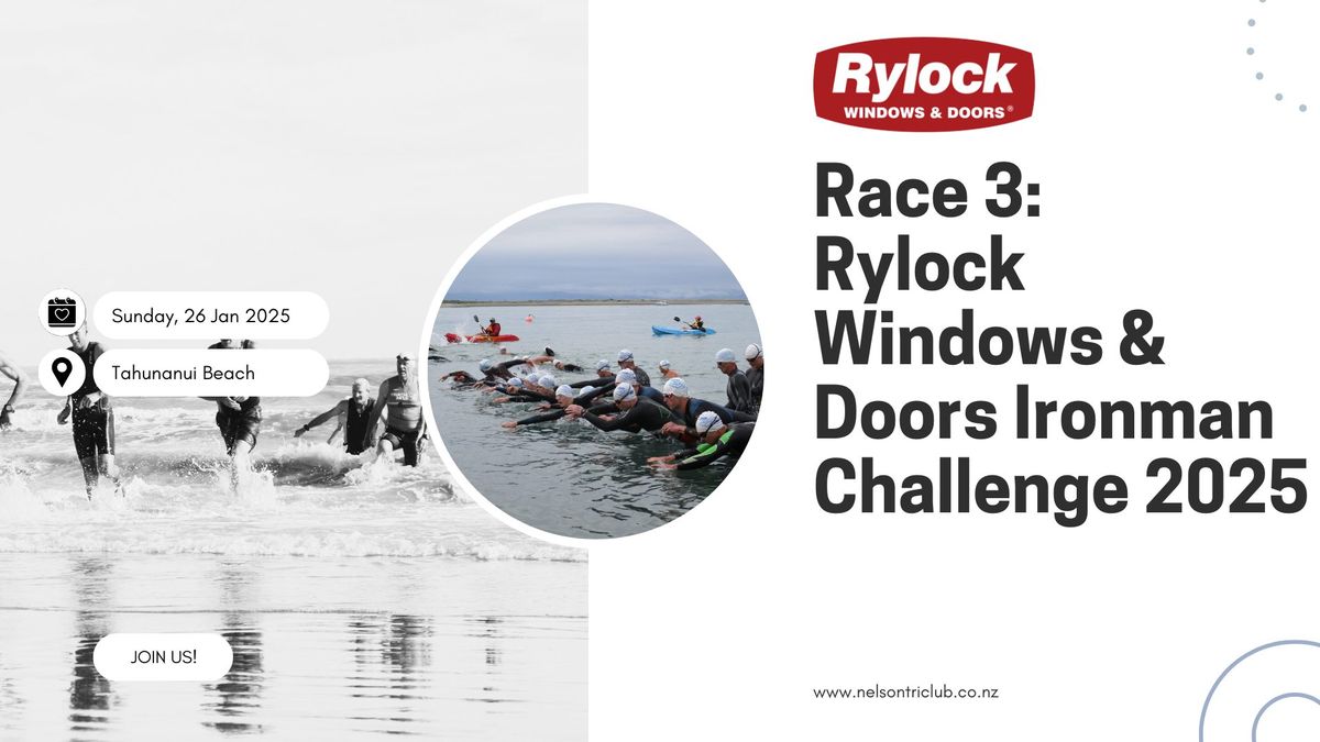 Race 3: Rylock Windows & Doors Ironman Challenge 2025