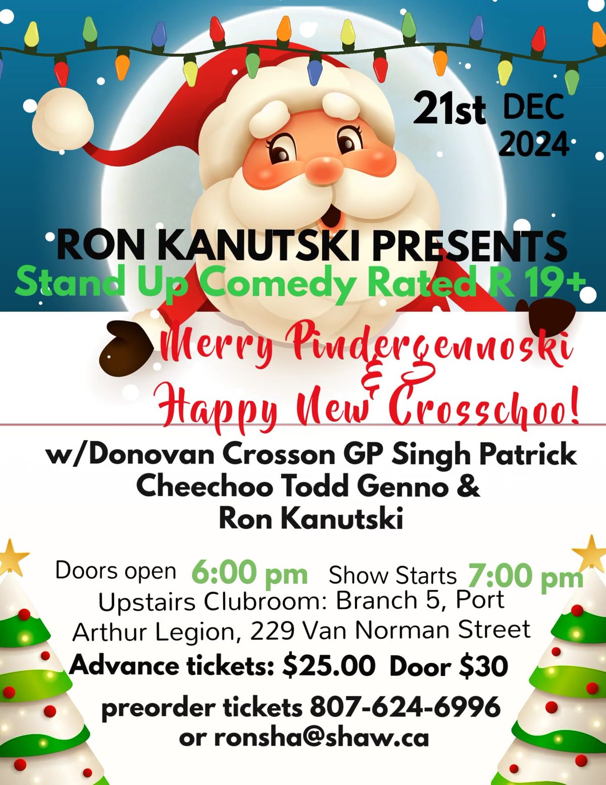 Merry Pindergennoski Stand Up Comedy