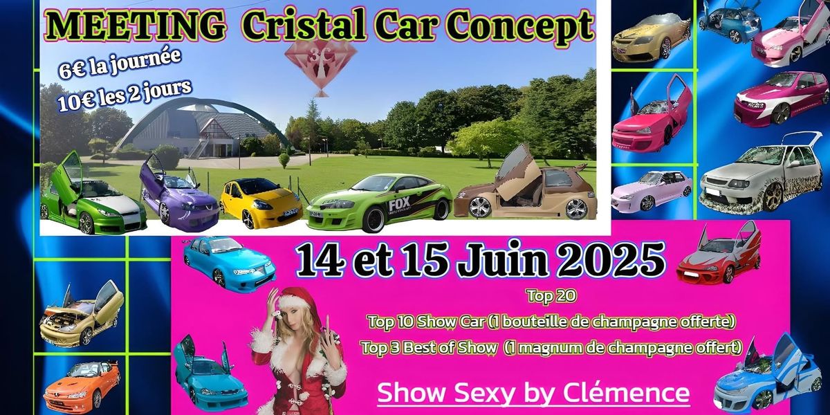 cristal car concept Motors show 2025