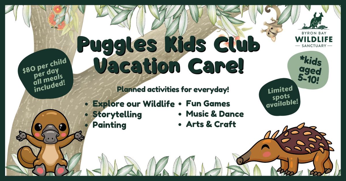 Puggles Kids Club Vacation Care