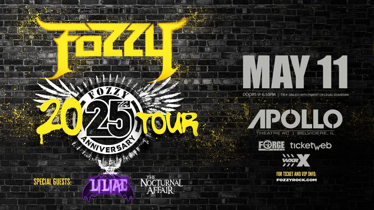 Fozzy 25th Anniversary Tour - The Apollo Theatre