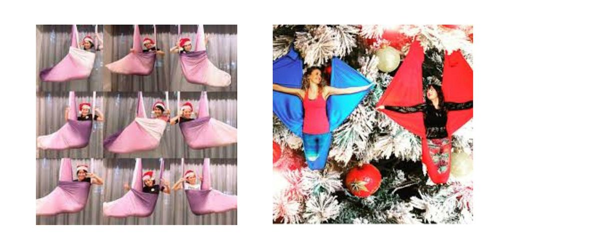 Aerial Yoga Workshop -- Christmas Theme