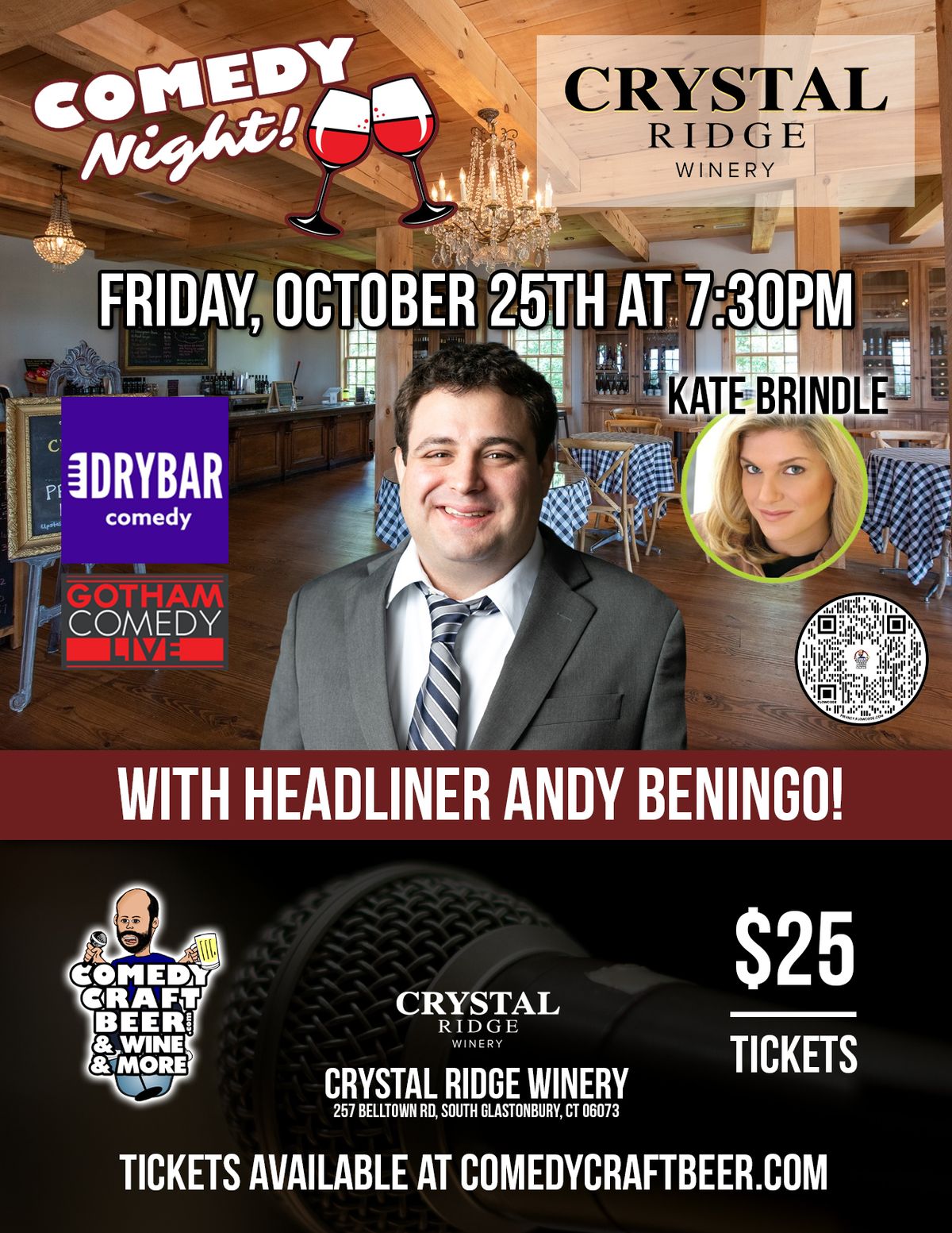 Comedy Night at Crystal Ridge Winery