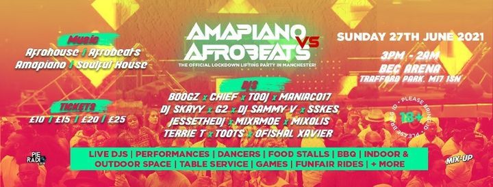 Amapiano v Afrobeats Day Party