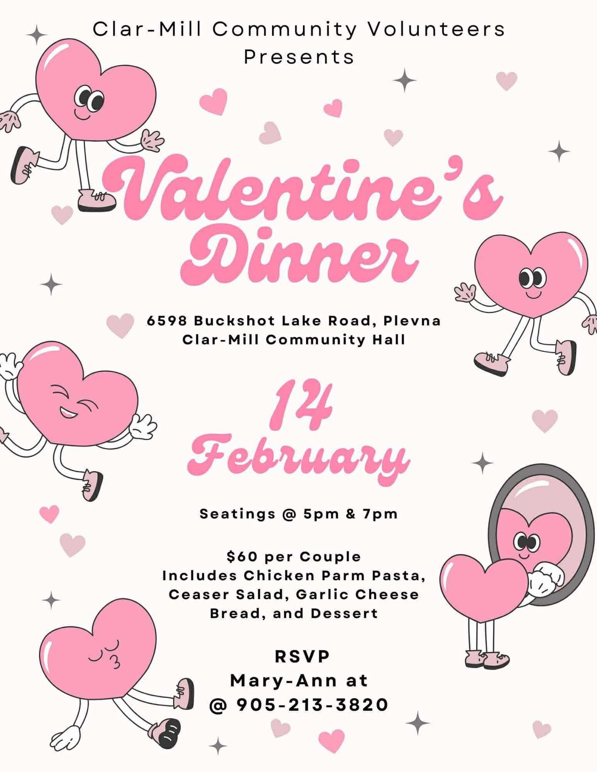 Valentine couples dinner 