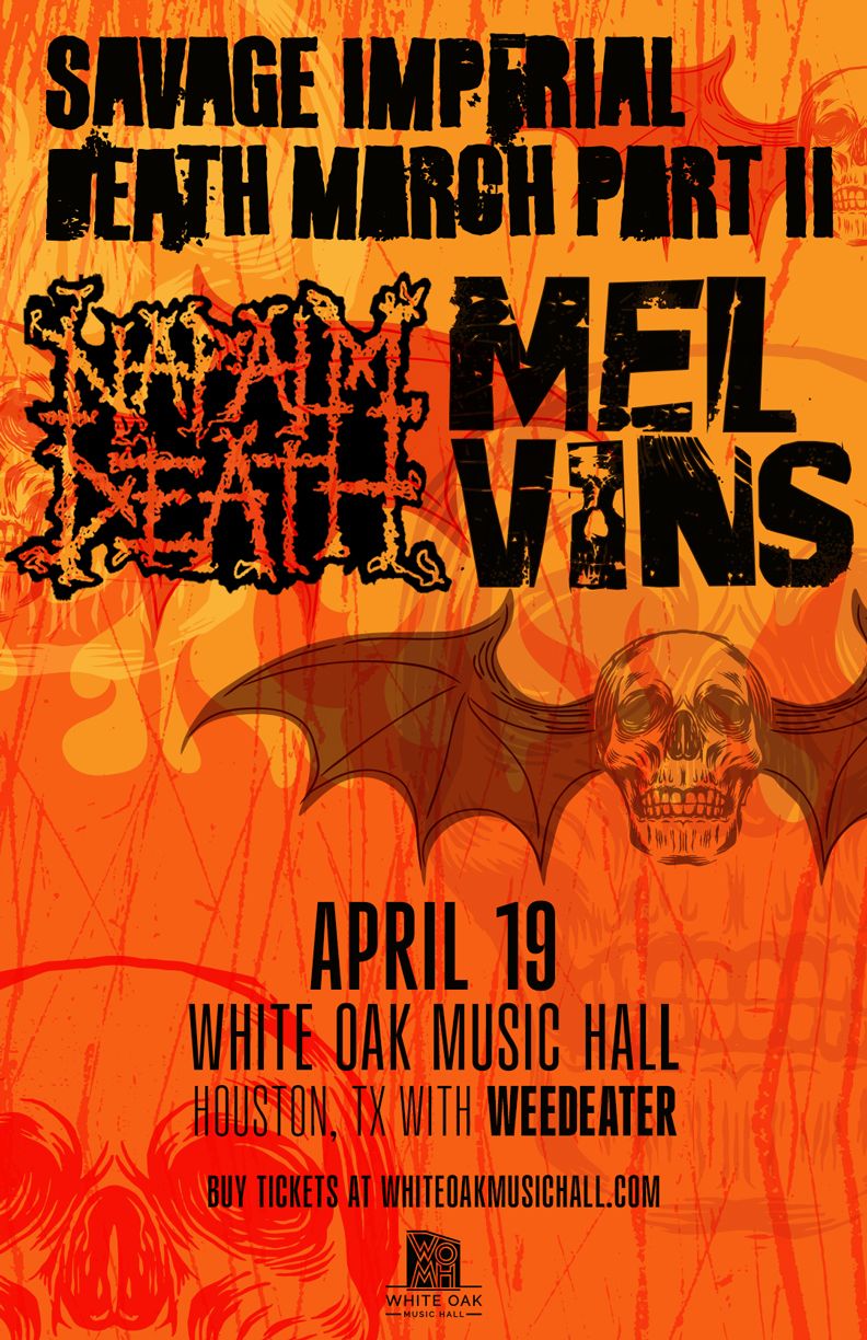 Napalm Death at White Oak Music Hall - Downstairs