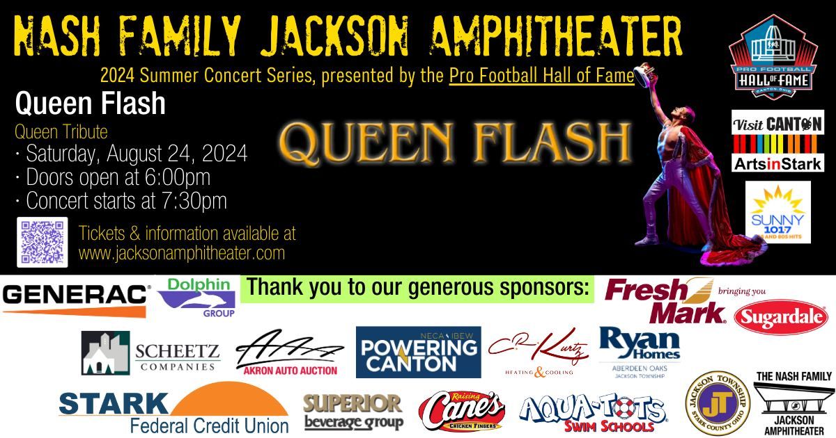 Saturday 8\/24\/24 - QUEEN FLASH - A tribute to Queen