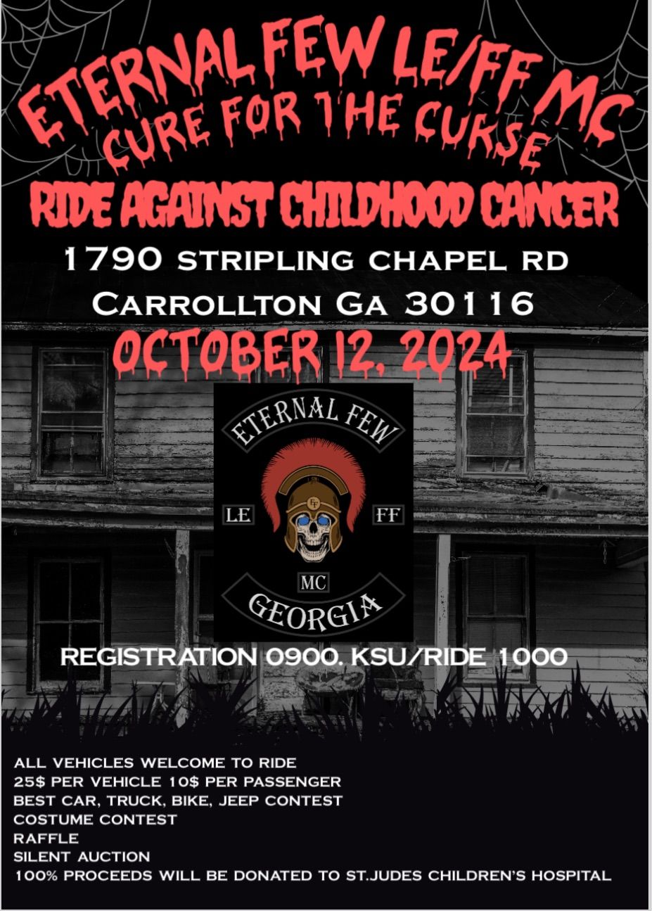 Cure for the curse ride against childhood cancer