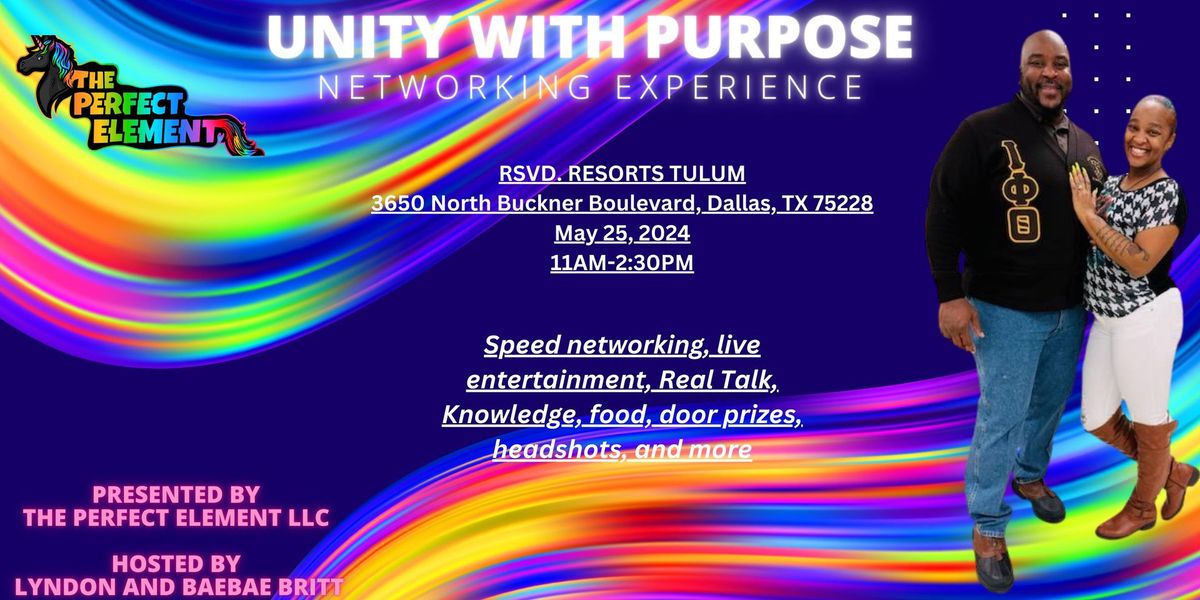 Unity with Purpose Networking Experience 