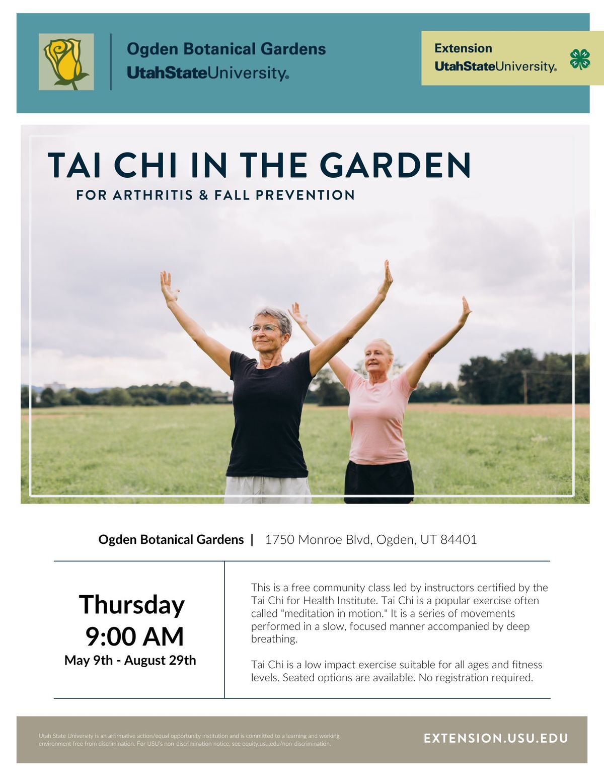 Tai-Chi in the Garden