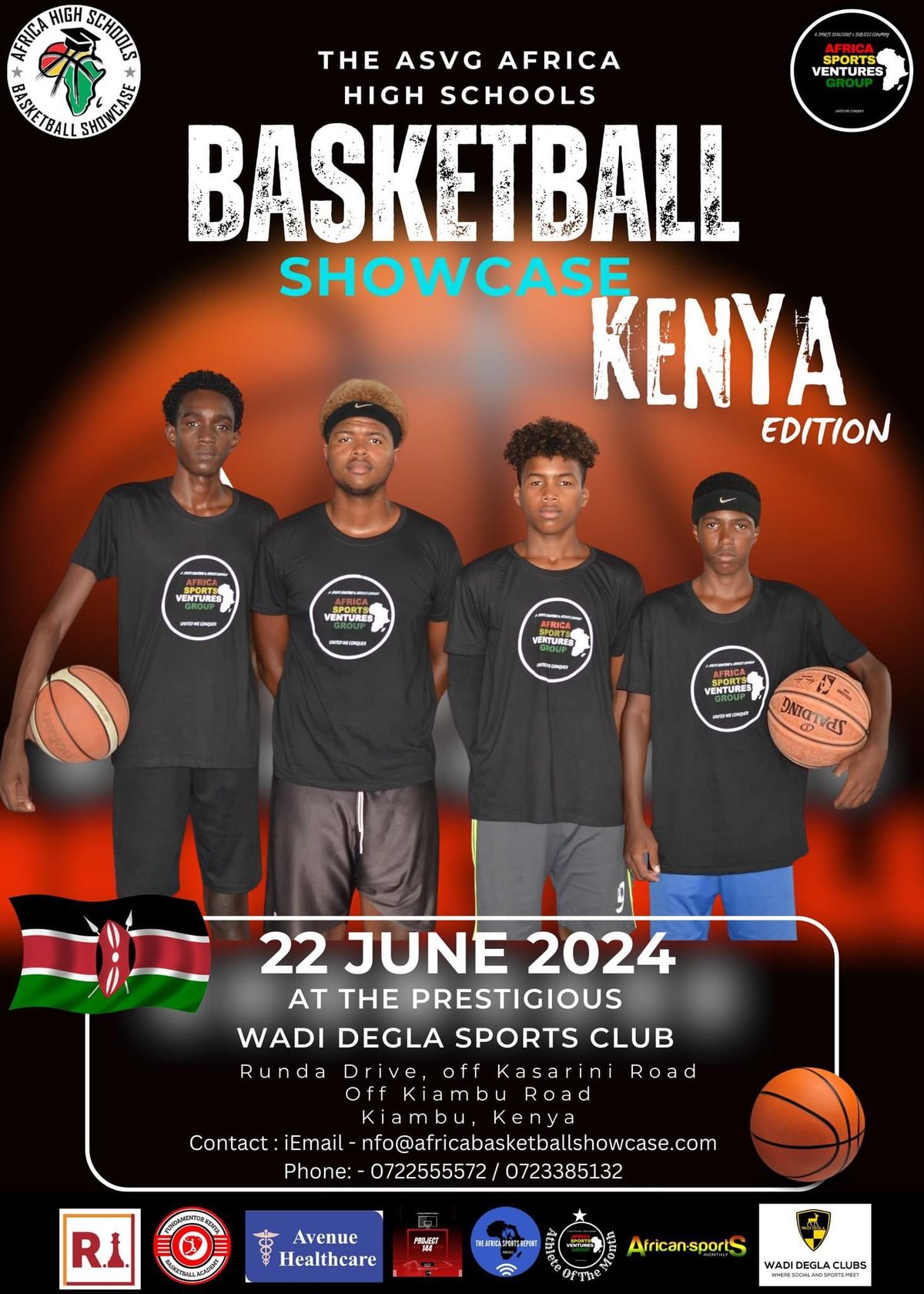 ASVG Africa High Schools Basketball Showcase Kenya Edition