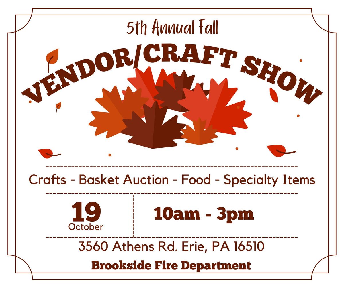 5th Annual Craft & Vendor Show