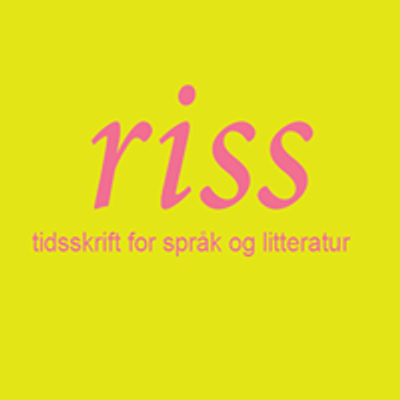 riss - tidsskrift for spr\u00e5k og litteratur