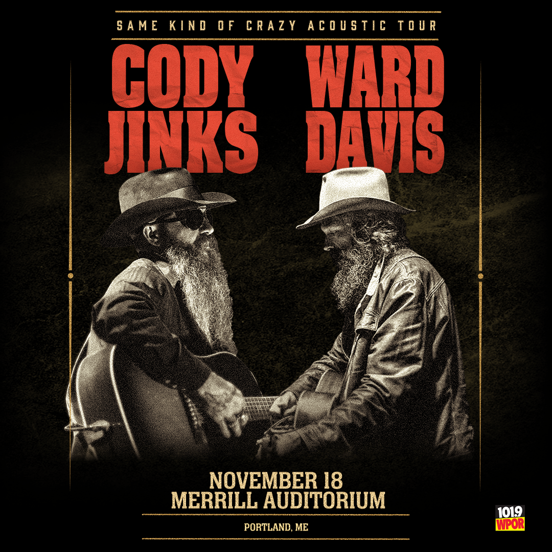 Cody Jinks and Ward Davis at Merrill Auditorium