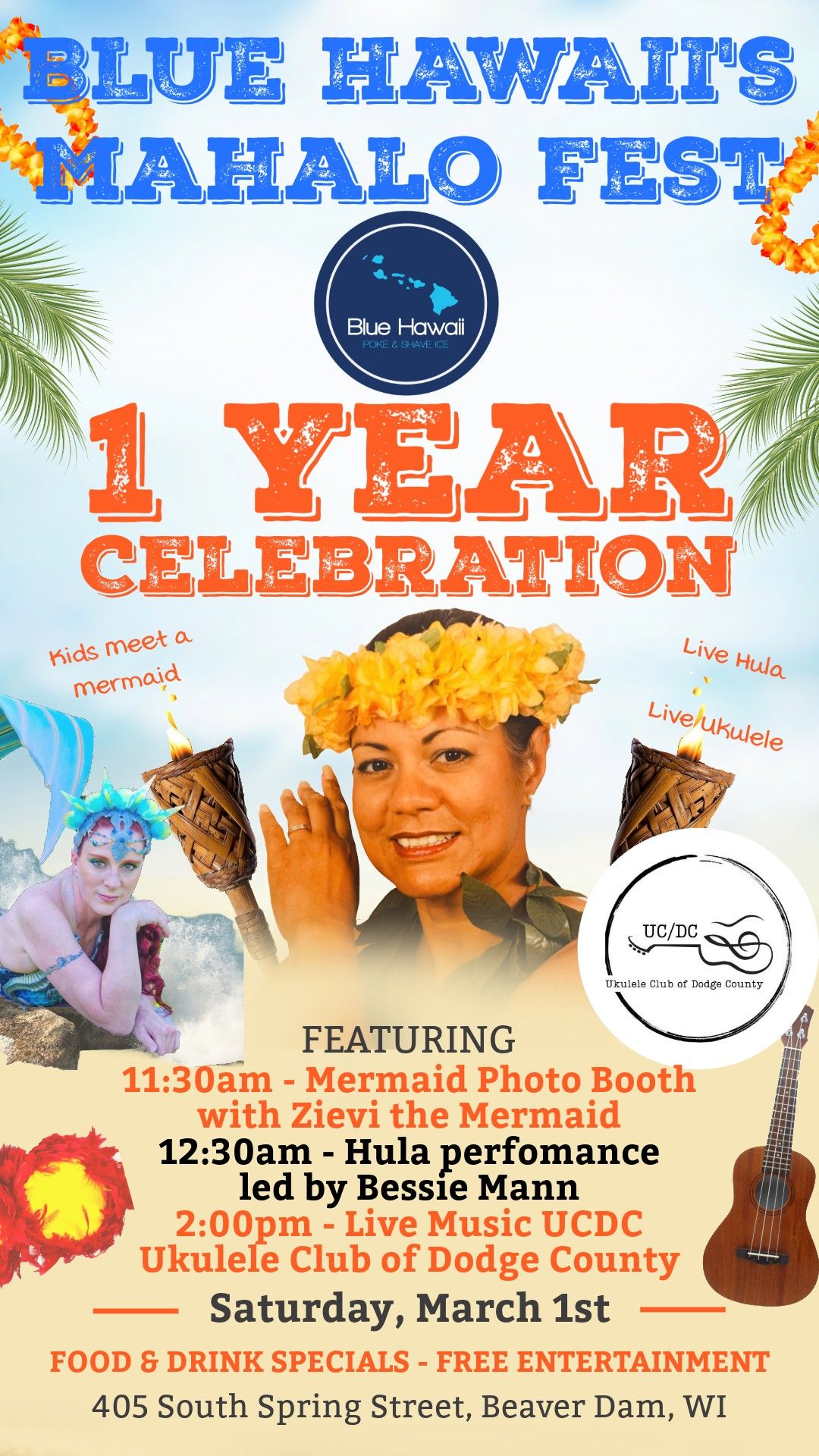 Mahalo Fest - Blue Hawaii's 1 year Anniversary