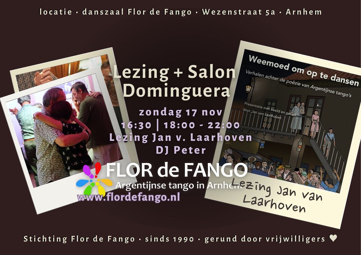 ZO 17 NOV - Weemoed om op te dansen | lezing Jan van Laarhoven | de po\u00ebzie van de Argentijnse tango