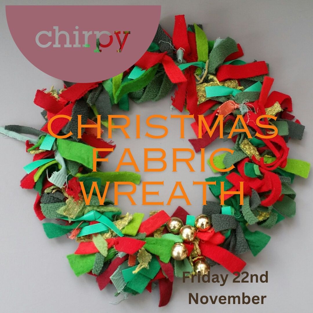 Christmas Fabric Wreath