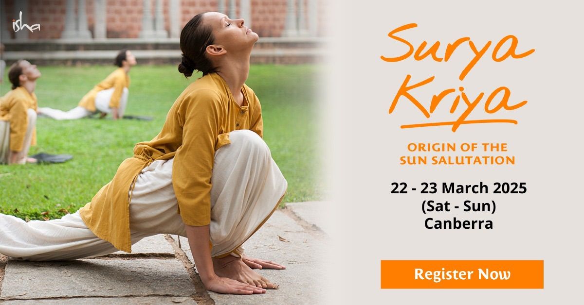 Surya Kriya in Canberra 