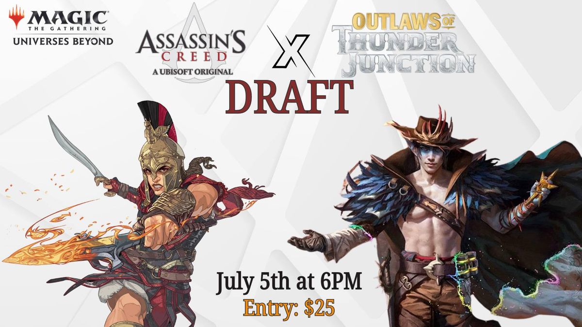 Outlaws of Thunder Junction w\/ Assassin\u2019s Creed Draft