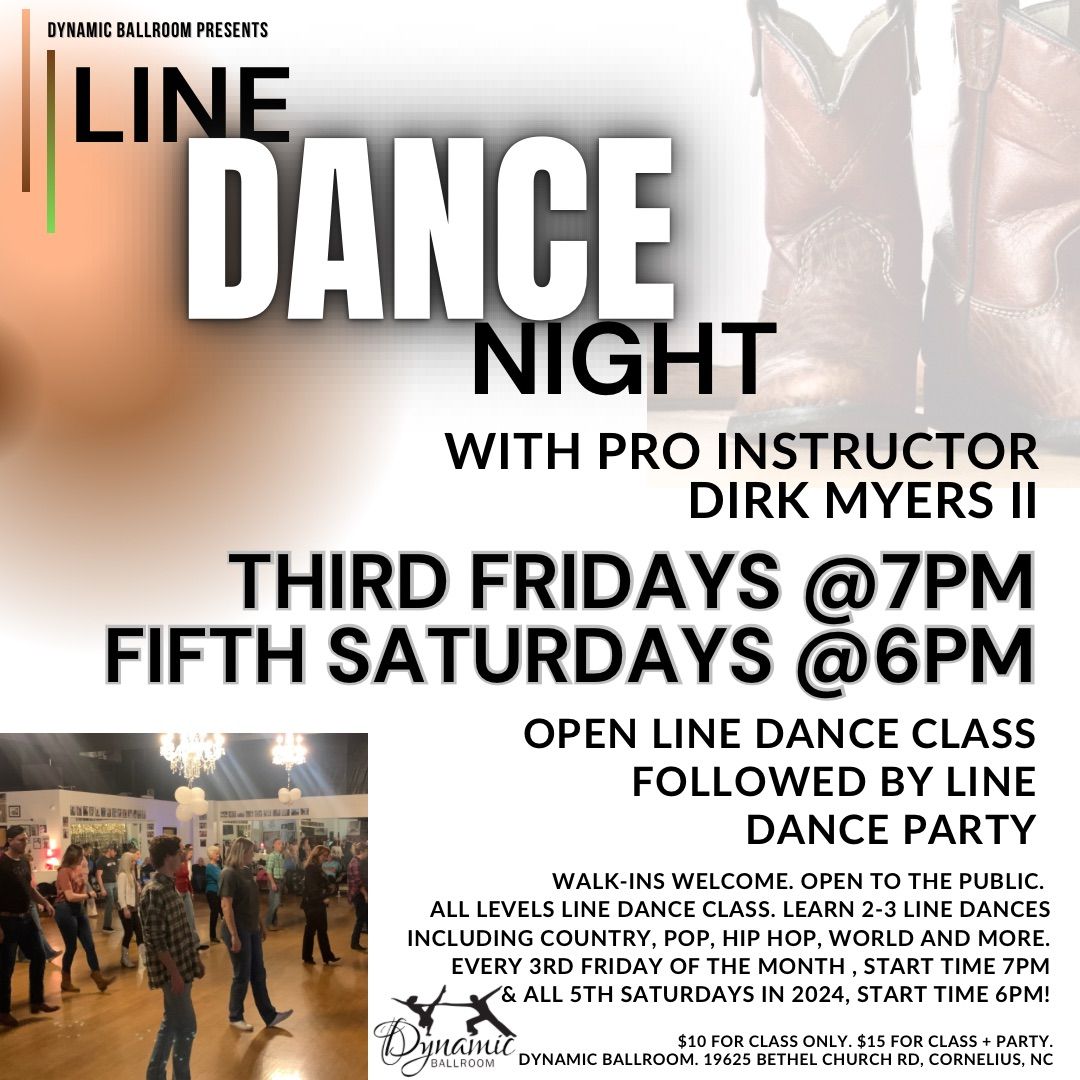 Line Dance Class and Party Practice Session