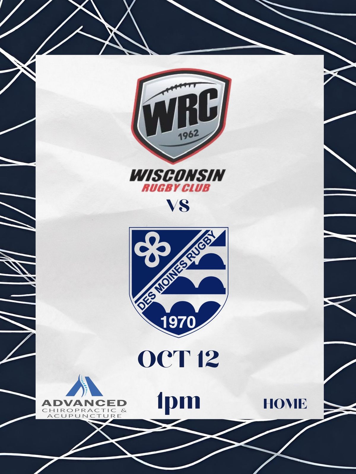 v Wisconsin Rugby Club (HOME)