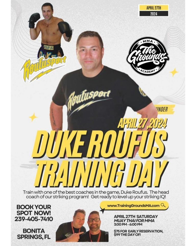 Duke Roufus Training Day