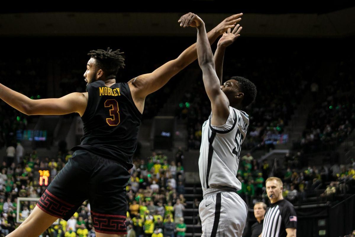 USC Trojans at Oregon Ducks Mens Basketball