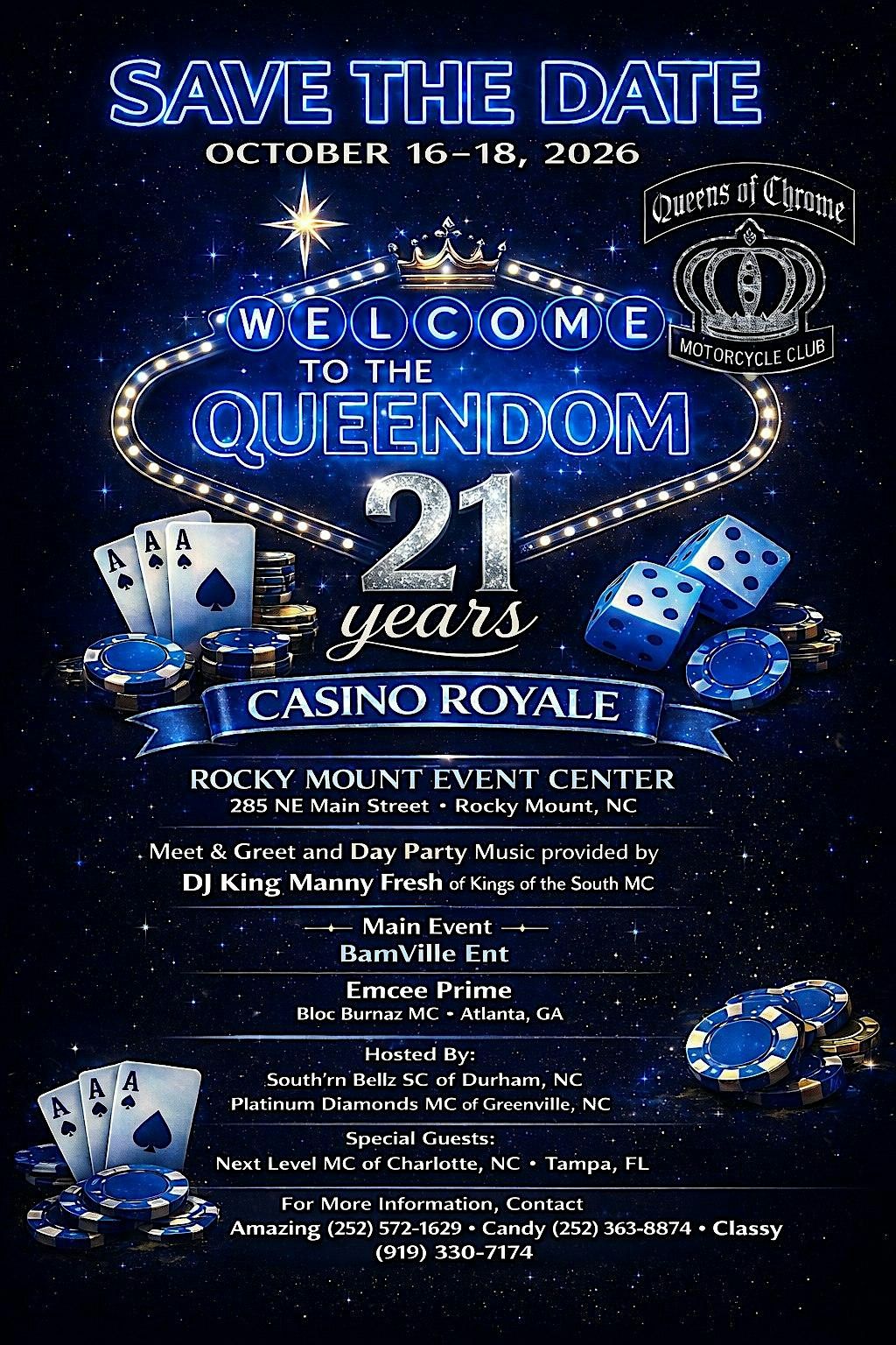 Queens of Chrome MC's 21st Anniversary: Welcome to The Queendom!