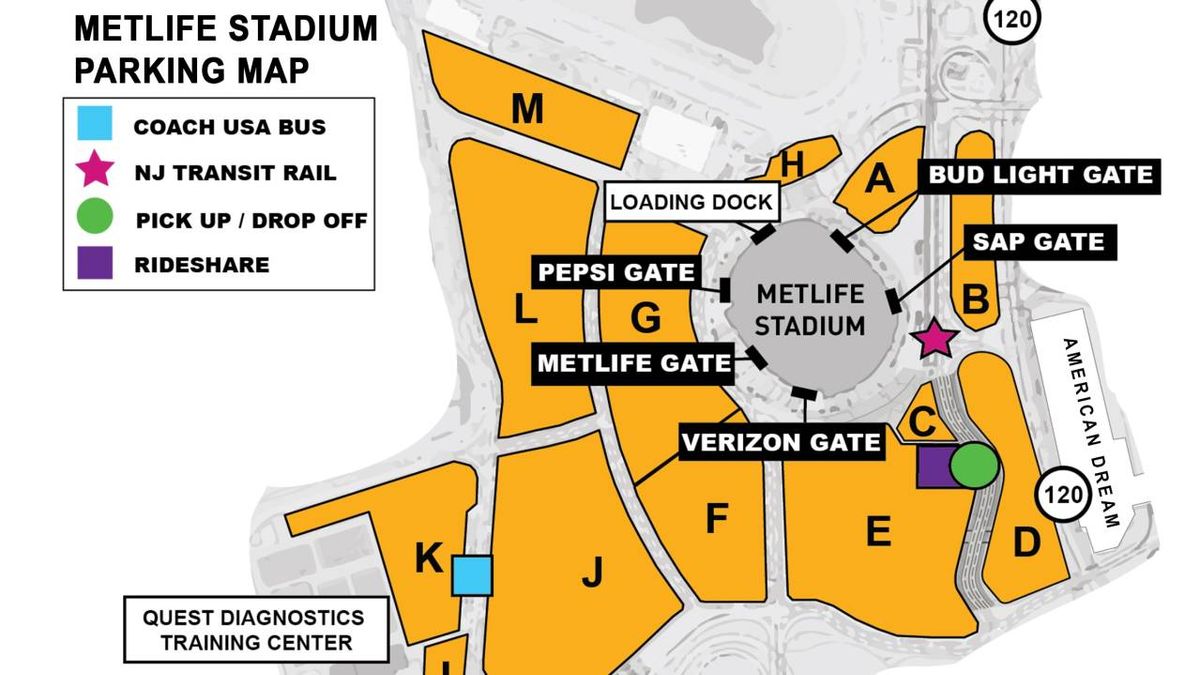 PARKING: New York Giants vs. Minnesota Vikings