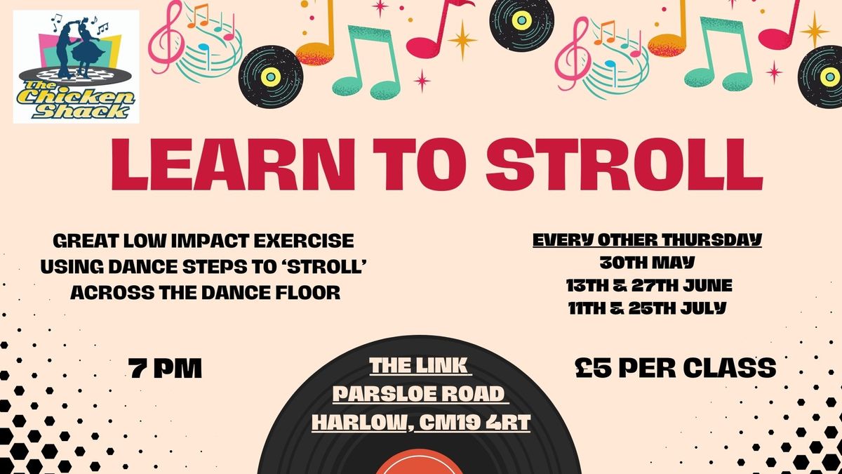 Rock'n'Stroll - low impact dance class - Harlow 