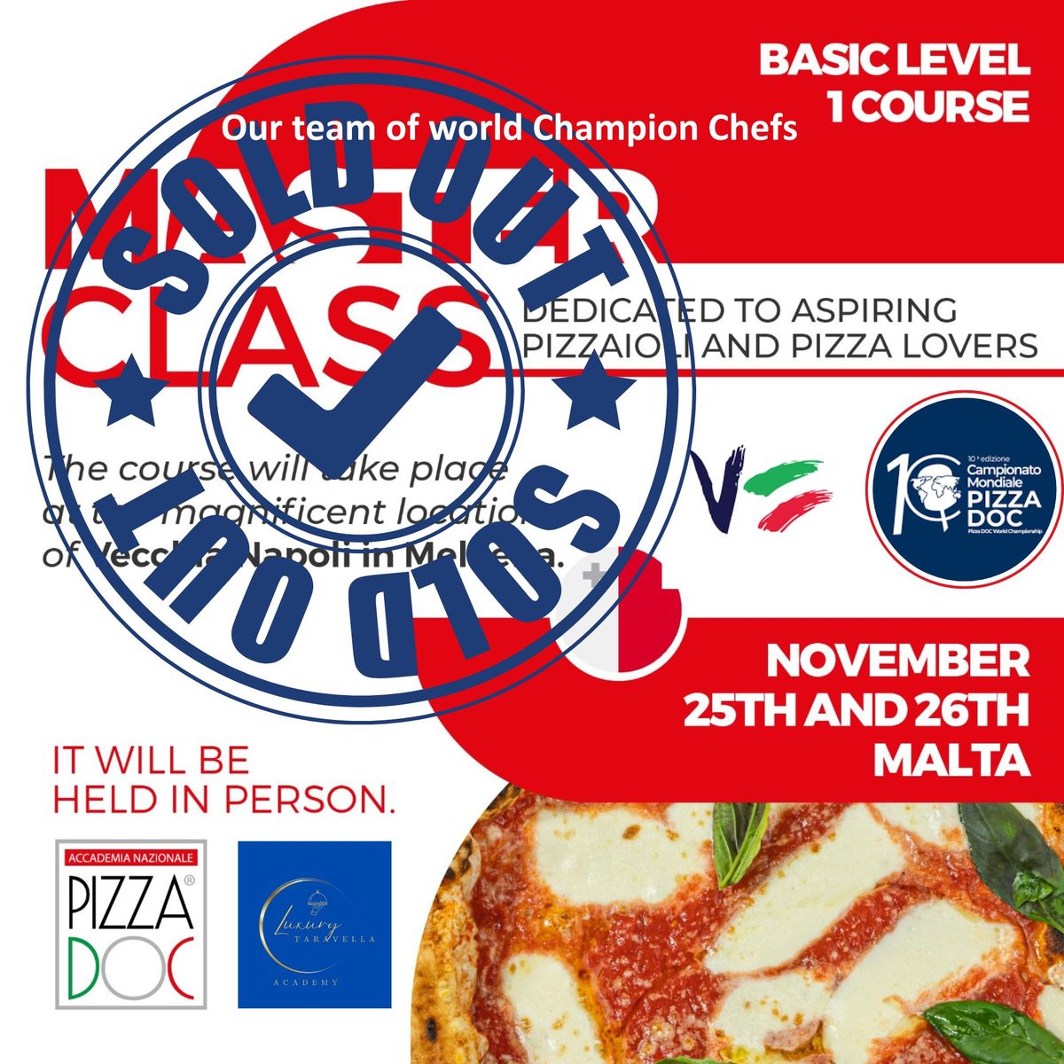 Pizza basic course for pizza lovers and aspiring pizza chefs