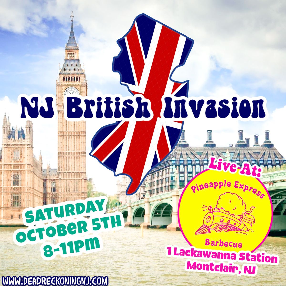 NJ British Invasion Returns to Pineapple Express 