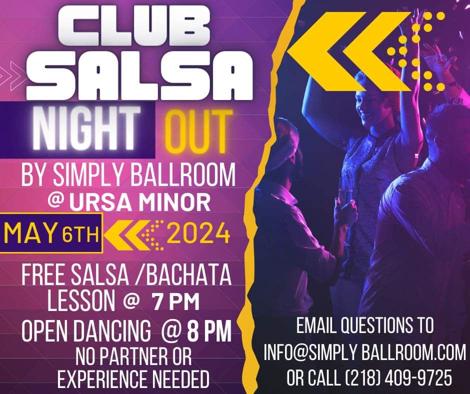 Free Club Salsa by Simply Ballroom at Ursa Minor 
