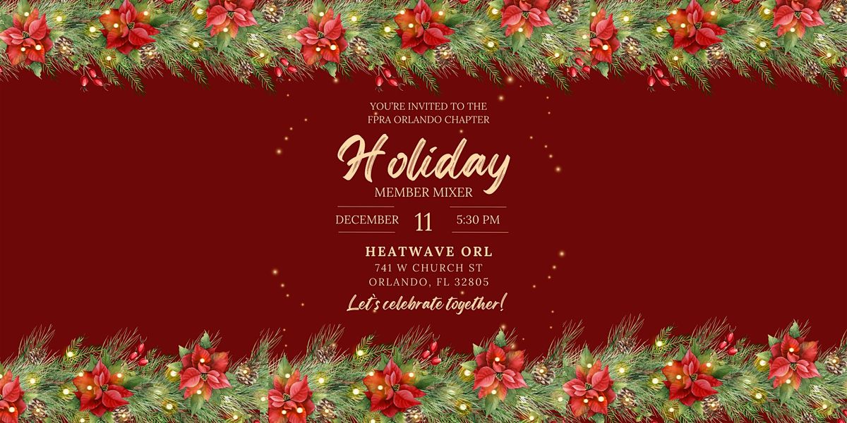 FPRA Orlando Holiday Member Mixer