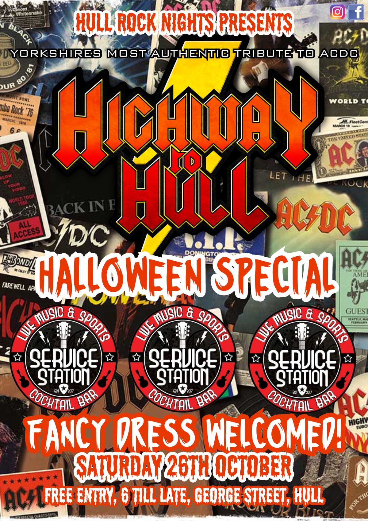 Hull Rock Night Presents - ACDC Tribute Highway to Hull!