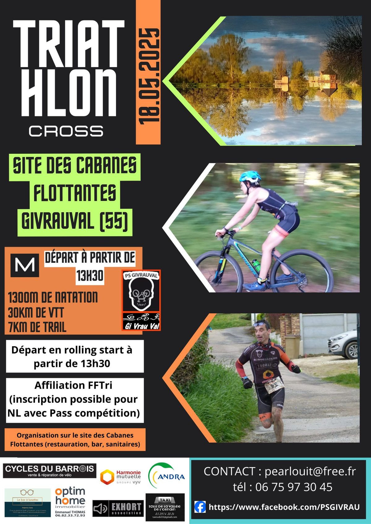 Cross triathlon des Cabanes Flottantes