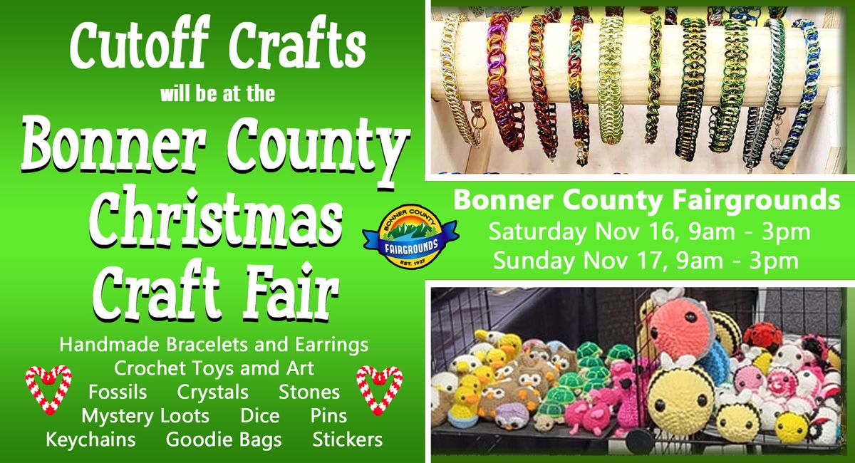 2024 Bonner County Christmas Craft Fair  - Cutoff Crafts Booth