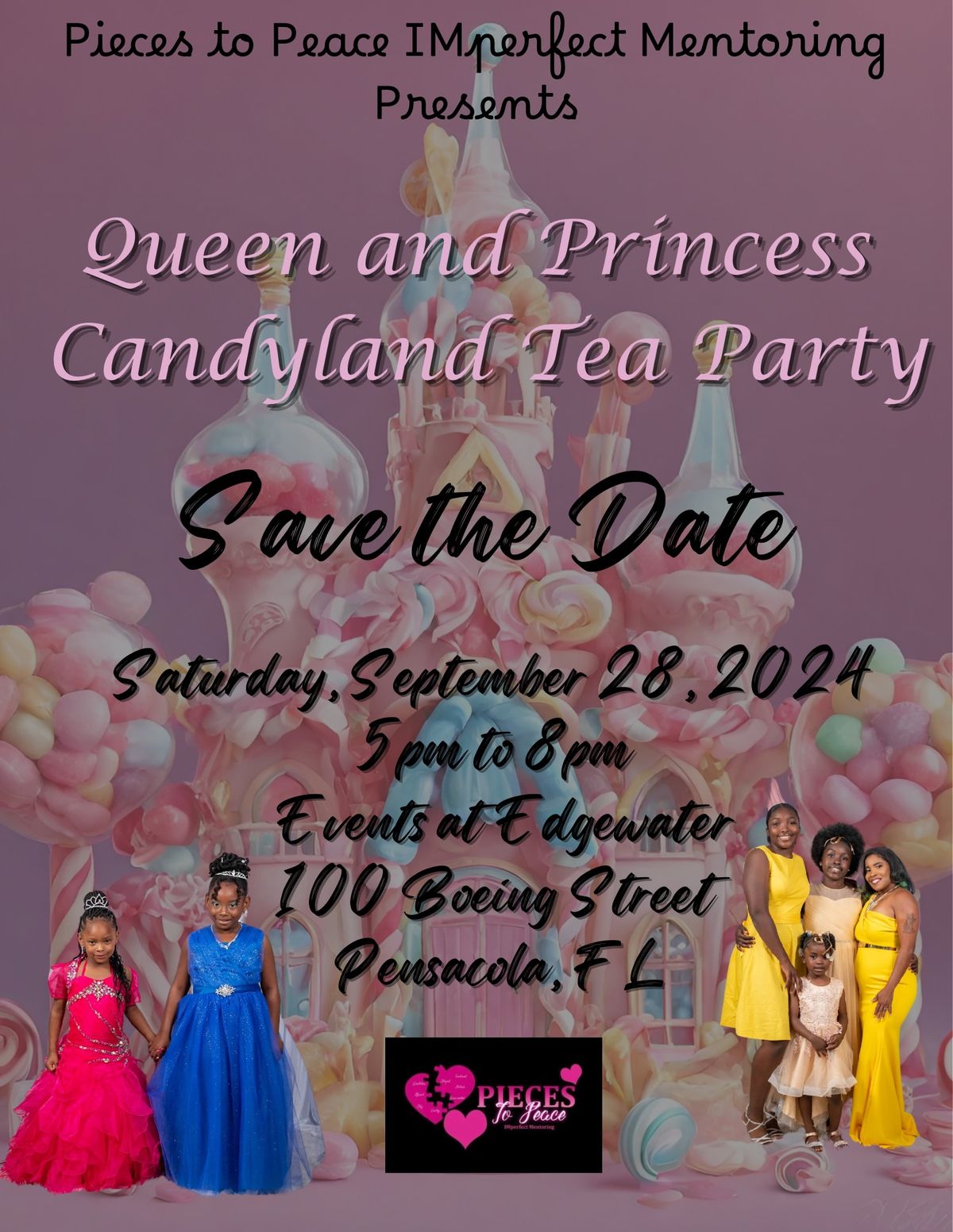 Queen and Princess Candyland Tea Party