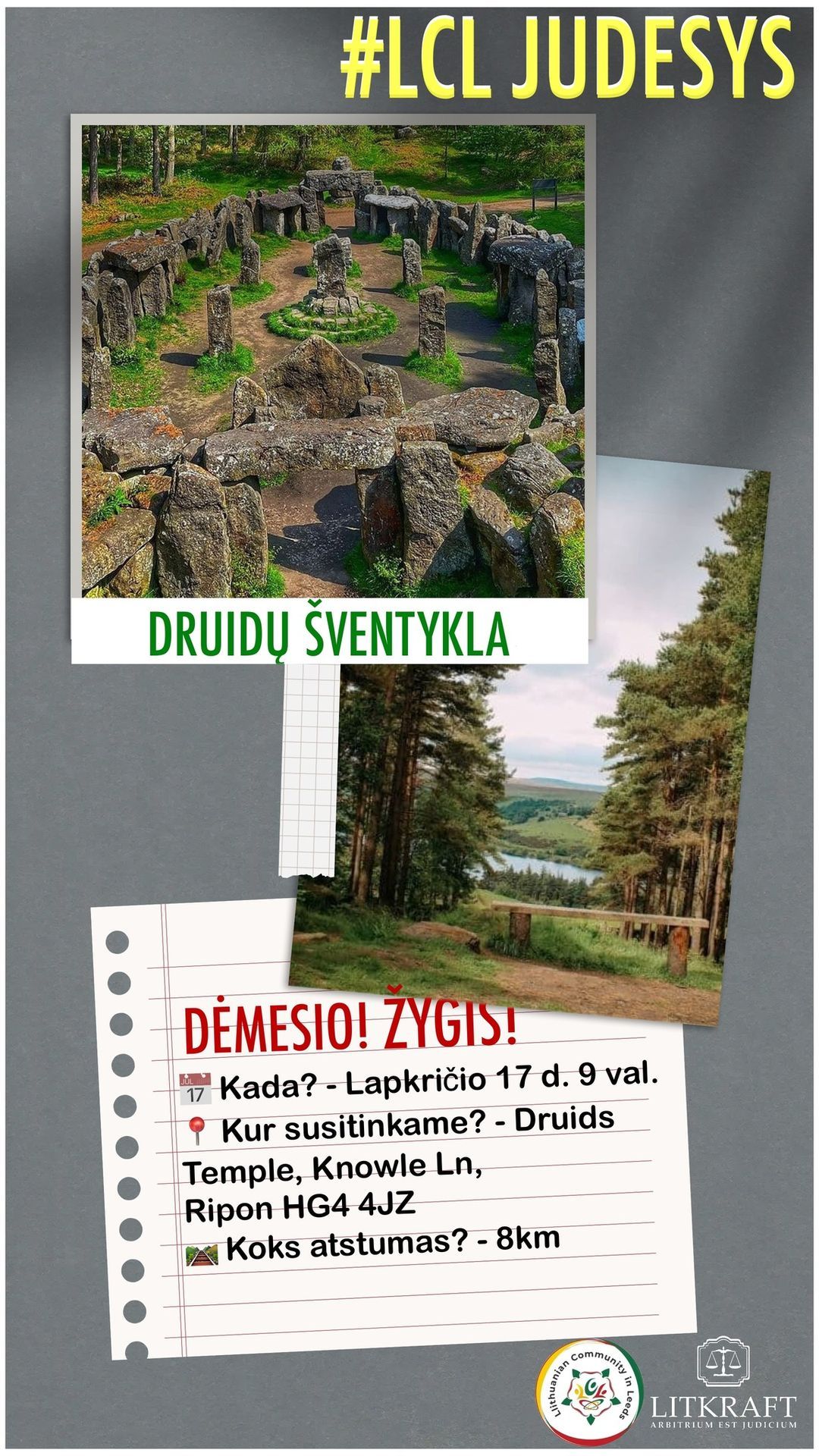 LCL JUDESYS - \u017dygis \u201cDruid\u0173 \u0161ventykla\u201d